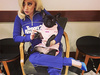 Леди Гага и ее бульдог Айша Кинни
