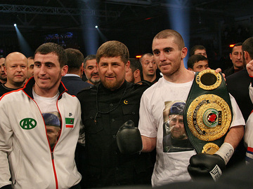 Кадыров на боксе