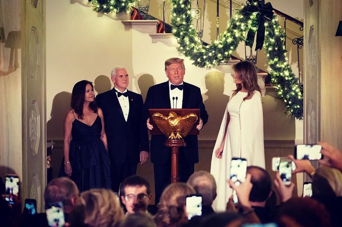 Меланія Трамп на різдвяному балу