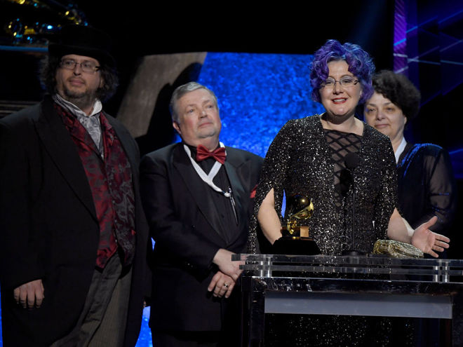 Надя Шпаченко на церемонии вручения премии Грэмми-2020