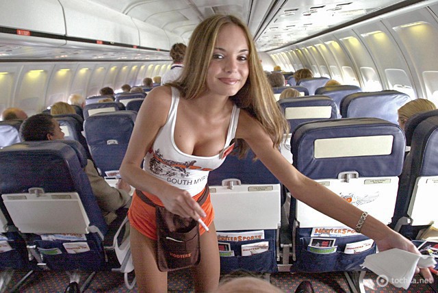 Самые сексуальные стюардессы: Hooters Airlines