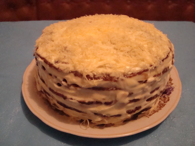 Печеночный торт.