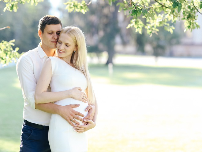 Беременная Аня Гресь и Роман Грищук