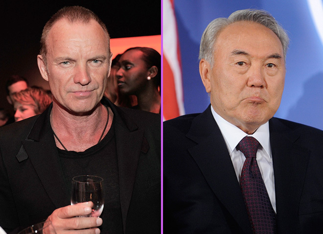 Стинг, Нурсултан Назарбаєв