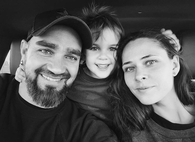 Юлия Санина и Валерий Бебко с сыном