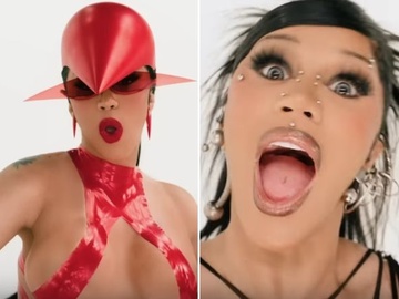 Карді Бі станцювала в чудернацьких еротичних костюмах і неординарному взутті