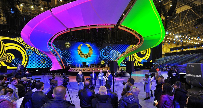сцена конкурса Евровидение 2017
