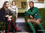 Кара Делевинь и Фаррелл Уильямс в рекламной кампании Chanel