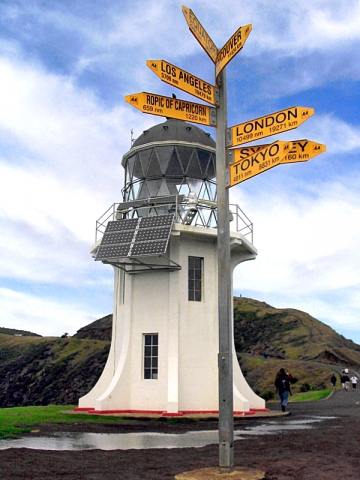 Отели на маяках: лучик света в море - the lighthouse,  New zealand