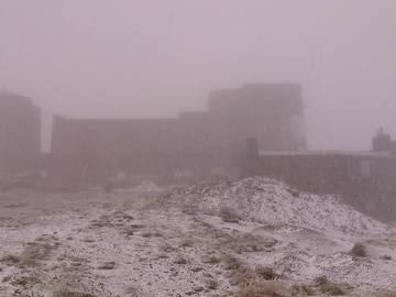 снег в Карпатах