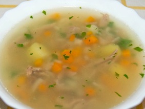 Суп из баранины с рисом