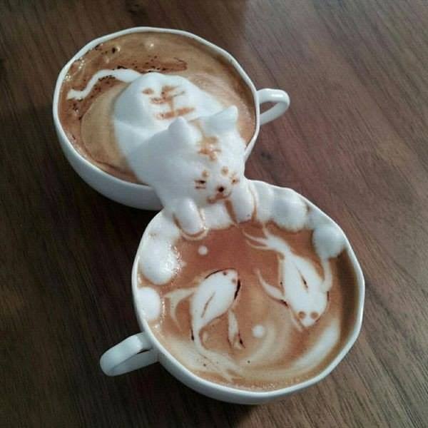 3D кофейные шедевры