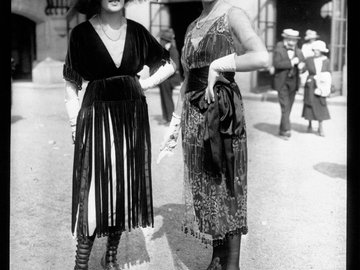 Первая уличная мода Парижа 1910-1920 годов