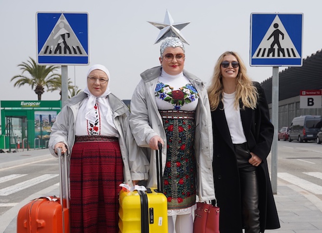 Верка Сердючка с мамой и Верой Брежневой