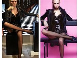 Восковые фигуры Кары Делевинь и Наоми Кэмпбелл Восковые фигуры Кары Делевинь и Наоми Кэмпбелл