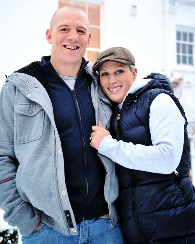 Зара Филлипс и Майк Тиндалл