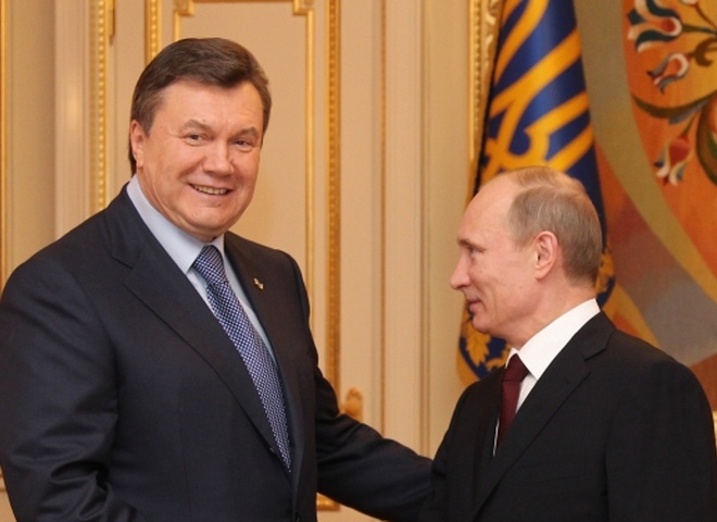 Виктор Янукович и Владимир Путин