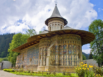 Монастырь Воронец в Румынии