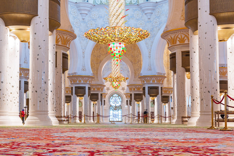 Дивный восток: сказочная мечеть шейха Заида в ОАЭ