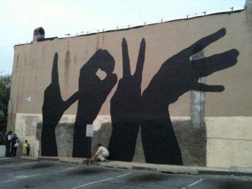 Граффити "LOVE"