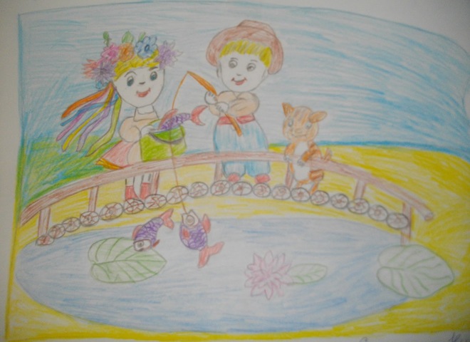 Детские рисунки на День соборности