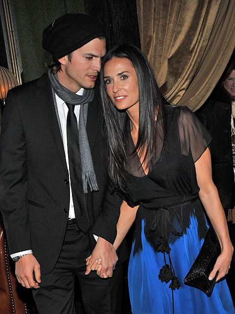 Деми Мур и Эштон Катчер