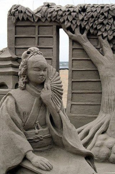 Потрясающие скульптуры из песка