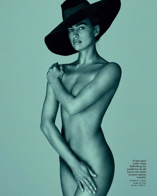 Ирина Шейк для испанской версии журнала Vogue