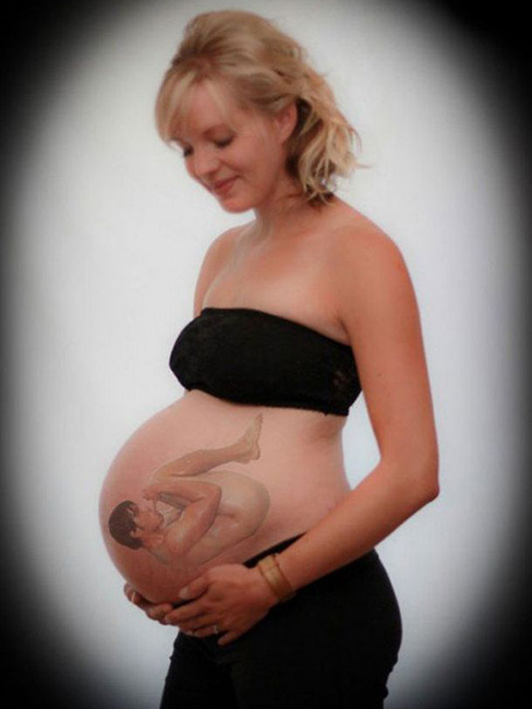 ТОП самых странных фото беременных