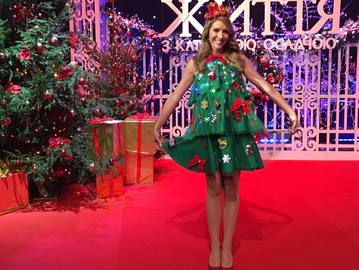 Плаття-ялинка Каті Осадчої стало найпопулярнішим нарядом на дитячих ранках