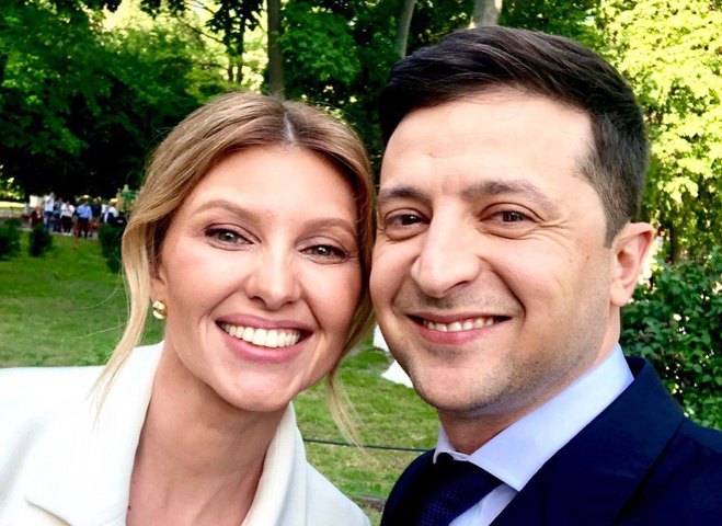 Елена Зеленская и Владимир Зеленский