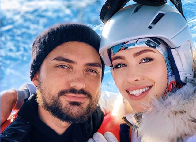 Едгар Камінський і Ольга Богата в Куршевелі