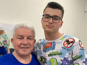 Олег Филимонов с внуком