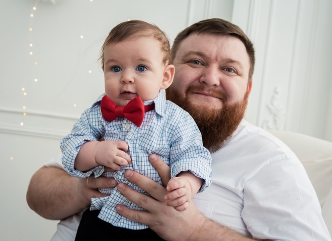 Владимир Жогло с сыном