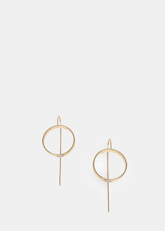 Модный тренд: круглые серьги