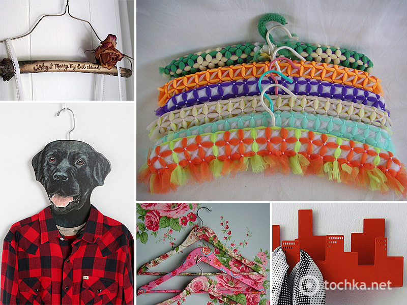 Делаем стильные вешалки