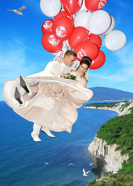 Ржачные отфотошопленные свадебные фото