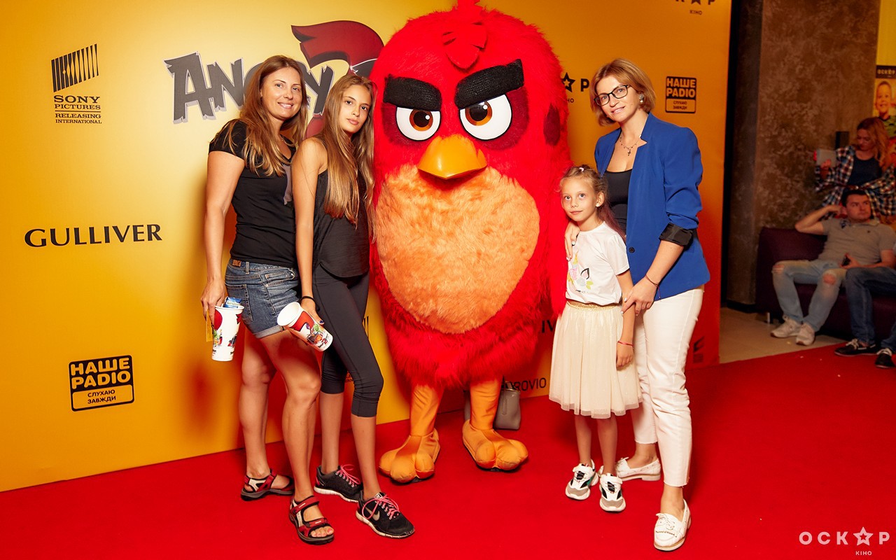 В Киеве состоялась премьера мультфильма "Angry birds в кино 2"