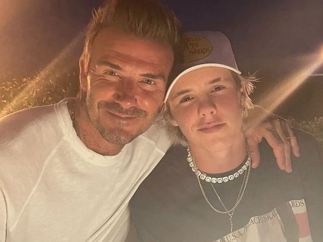 Дэвид Бекхэм и Круз Бекхэм