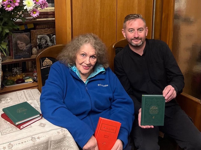 Сергій Жадан оприлюднив фрагмент інтерв'ю з 95-річною Ліною Костенко