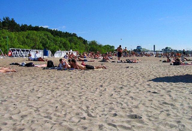 Лучшие пляжи Балтийского моря: пляж Пирита, Эстония