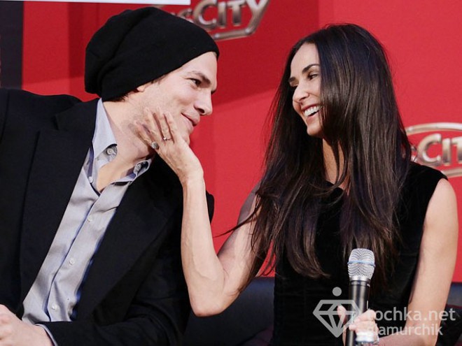 Деми Мур и Эштон Катчер