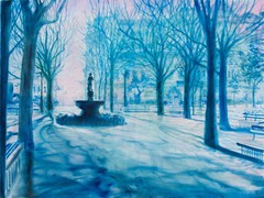 Валерія Трубіна "La Grande Revolution", 1993 90х120. Із колекції Бориса і Тетяни Гриньових