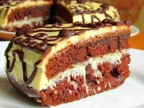 Шоколадный торт с кокосом