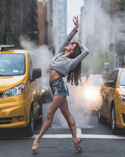 Балет на улицах Нью-Йорка