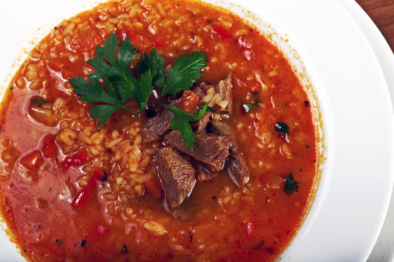 Классический рецепт супа харчо из говядины с рисом