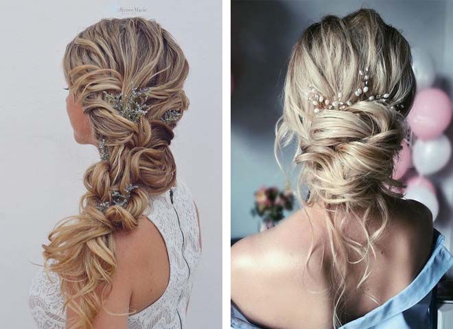 Стильные свадебные причёски с косами — лучшие варианты для невест с фото