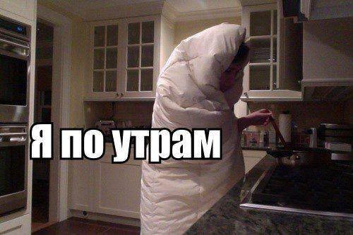 Так я выгляжу каждое утро