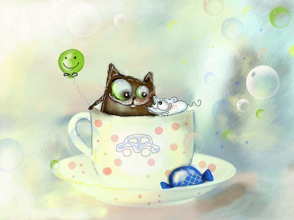 Весёлые иллюстрации Jekaterina Cuikova