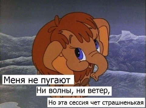 Милая картинка про страшную сессию